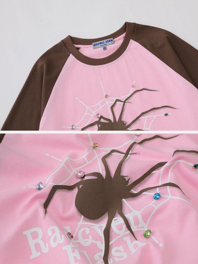 Rose  T Shirts Aelfric Eden Spider Foam Printing Tee - HNV-1840343